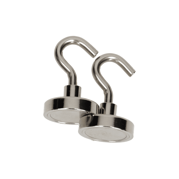 Mack Magneethaak 32mm - Zilver 2st