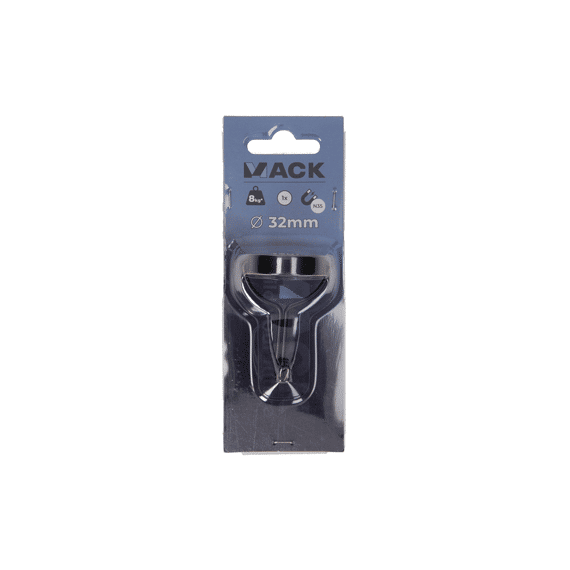 Mack Roterende Magneethaak 32mm - Zwart - 360° 1st