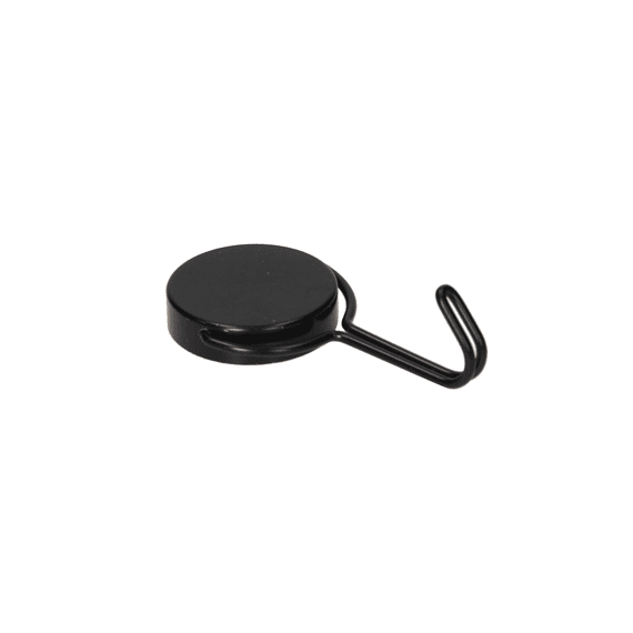 Mack Roterende Magneethaak 32mm - Zwart - 360° 1st