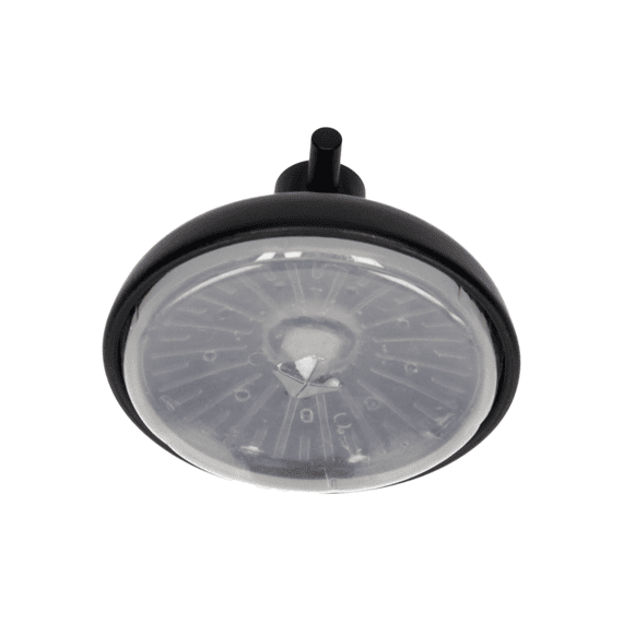 Mack Zuignaphaak Inox Rechte Haak - Zwart 1st