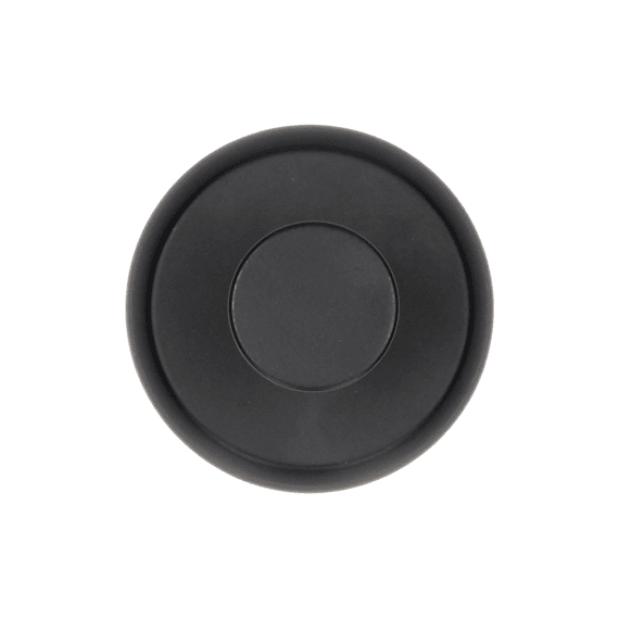 Mack Zuignaphaak Inox Ronde Haak - Zwart 1st