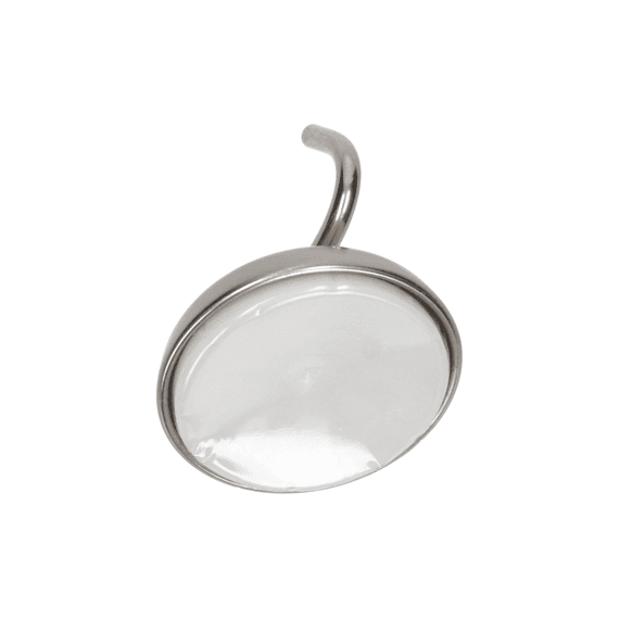 Mack Zuignaphaak Inox Enkele Haak - Wit 1st