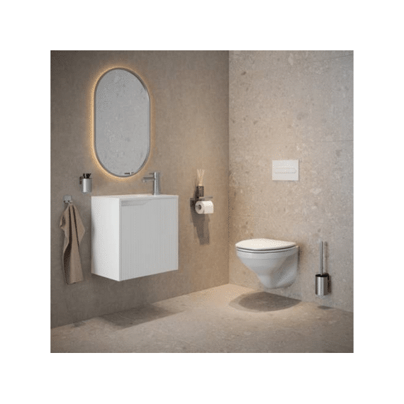Tiger Logston Toiletbril Met Deksel Mdf Wit