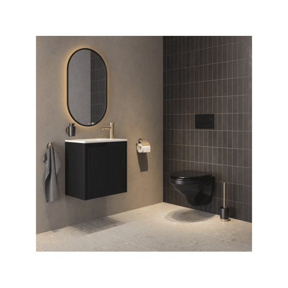 Tiger Logston Toiletbril Met Deksel Mdf Zwart