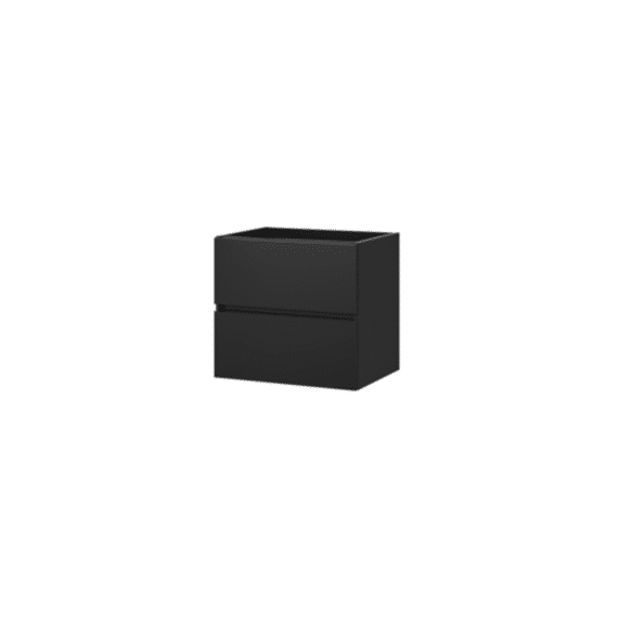 Tiger Condo Wastafelonderkast 60 Cm Mat Zwart