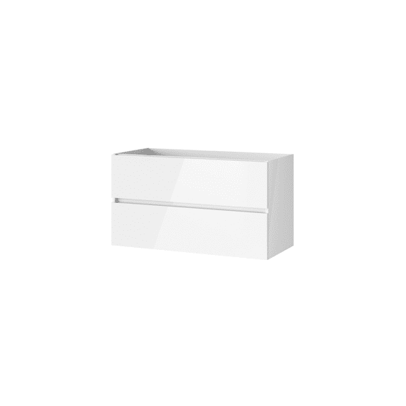 Tiger Condo Wastafelonderkast 100 Cm Hoogglans Wit