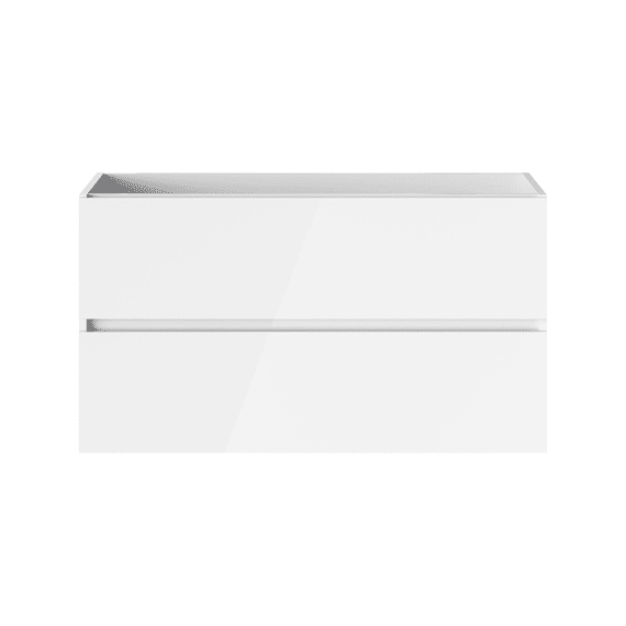 Tiger Condo Wastafelonderkast 100 Cm Hoogglans Wit