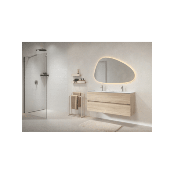 Tiger Condo Wastafelonderkast 120 Cm Licht Eiken