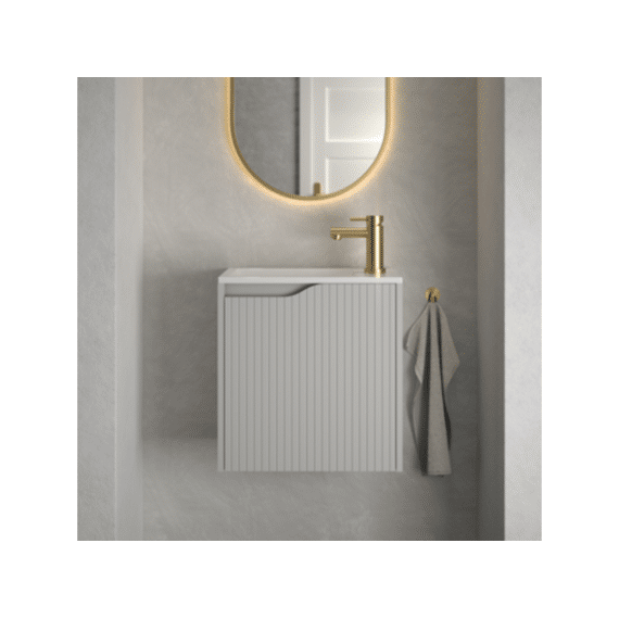 Tiger Nook Mini Wastafelonderkast 49 Cm Mat Grèige