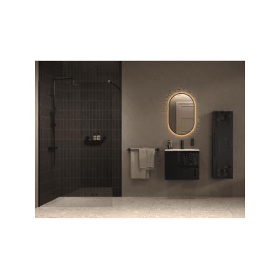 Tiger Nook Wastafelonderkast 60 Cm Mat Zwart