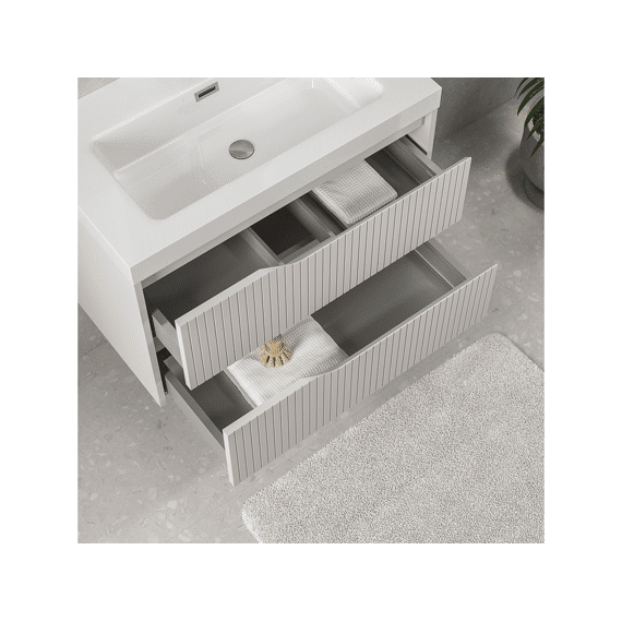 Tiger Nook Wastafelonderkast 80 Cm Mat Grèige