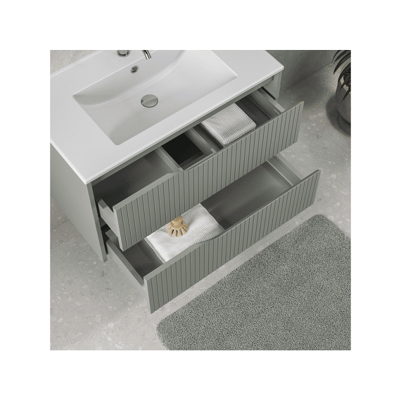 Tiger Nook Wastafelonderkast 80 Cm Mat Groen