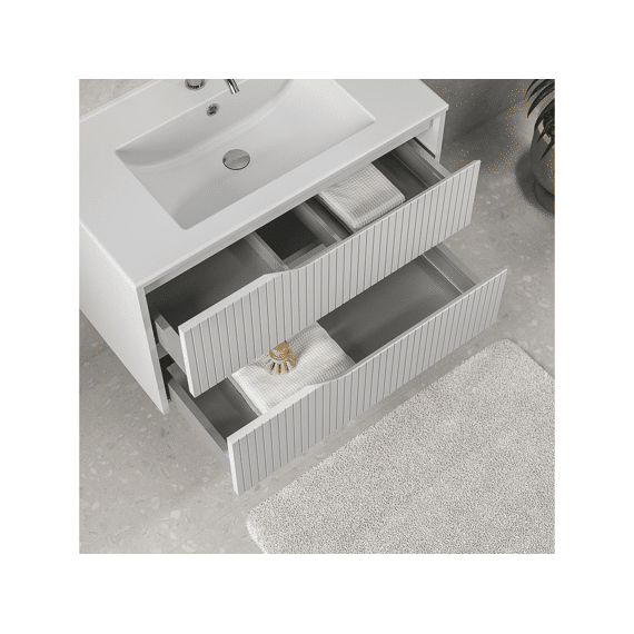 Tiger Nook Wastafelonderkast 80 Cm Mat Wit