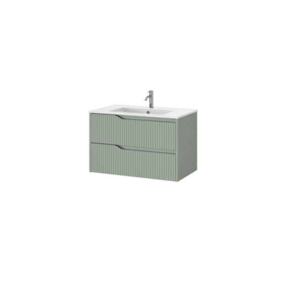 Tiger Nook Wastafelonderkast 100 Cm Mat Groen