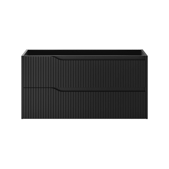 Tiger Nook Wastafelonderkast 100 Cm Mat Zwart