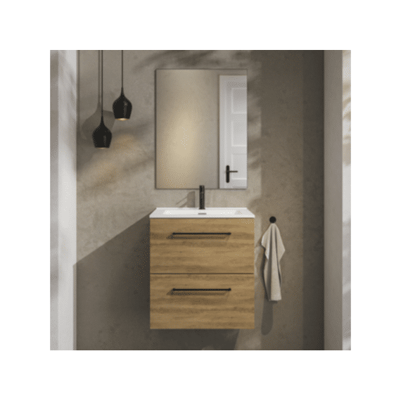 Tiger Reef Badkamermeubelset 60 Cm Donker Eiken