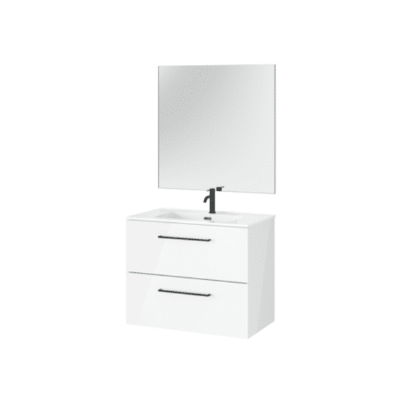 Tiger Reef Badkamermeubelset 80 Cm Hoogglans Wit