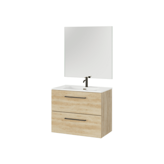 Tiger Reef Badkamermeubelset 80 Cm Licht Eiken