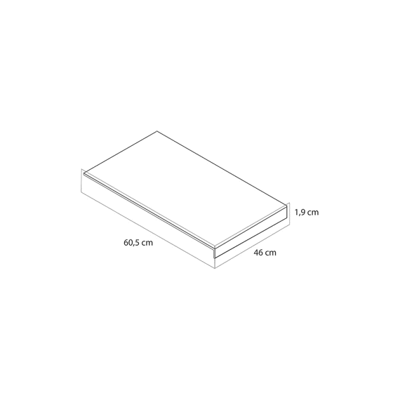 Tiger Condo Wasblad 60 Cm Licht Eiken