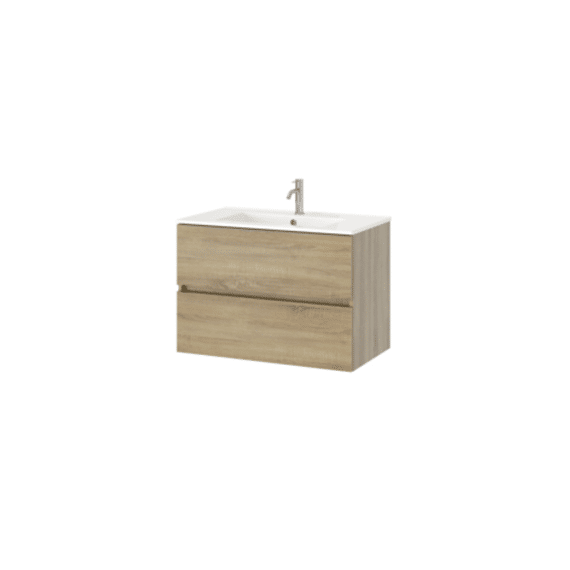 Tiger T-line Quadro Inbouwwastafel 60 Cm Glanzend Wit