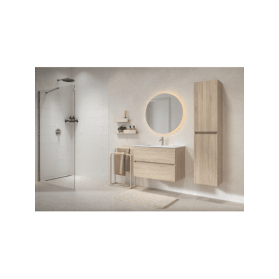 Tiger T-line Quadro Inbouwwastafel 60 Cm Glanzend Wit