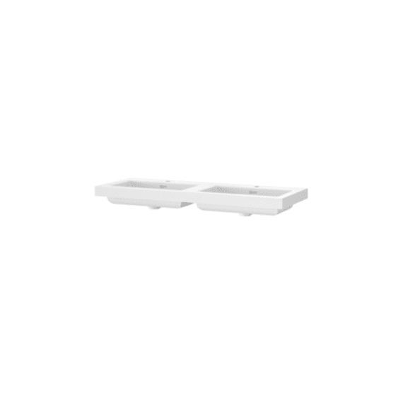 Tiger T-line Quadro Opbouwwastafel 120 Cm Mat Wit