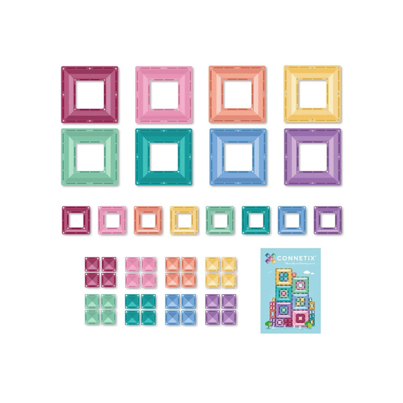 Connetix Magnetic Tiles Pastel Portal Pack 48 Stuks