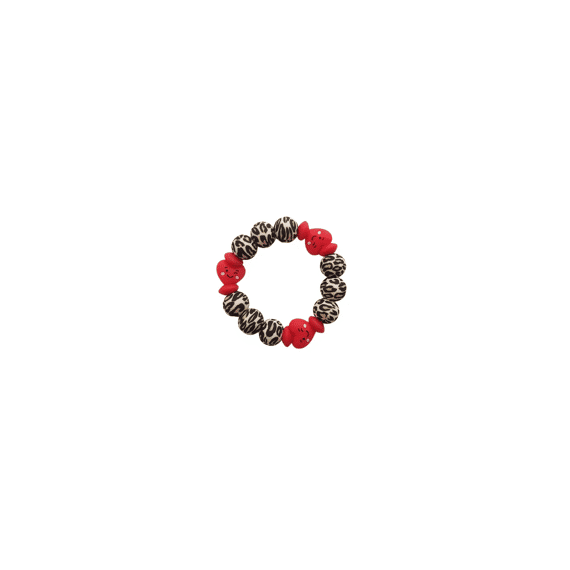 Chewies And More Bijtring Sweat Heart Leopard