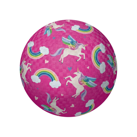 Crocodile Creek Natuurrubber Bal 18cm Eenhoorn