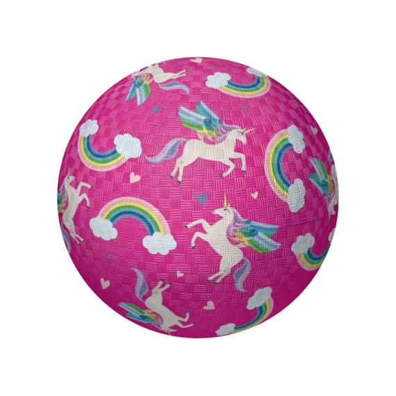 Crocodile Creek Natuurrubber Bal 13cm Eenhoorn