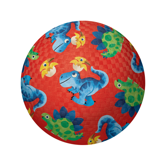 Crocodile Creek Natuurrubber Bal 18cm Dino Vrienden