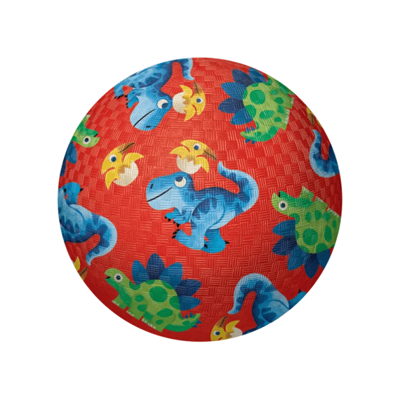 Crocodile Creek Natuurrubber Bal 13cm Dino Vrienden