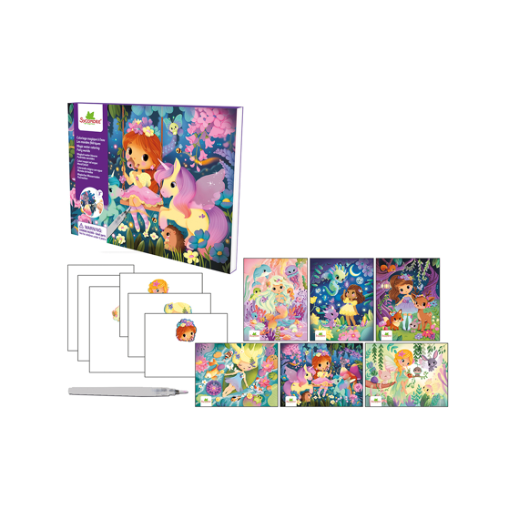 Sycomore Pockets Magisch Waterkleurboek Fairy Worlds