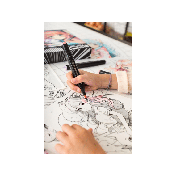 Sycomore Artissimo Manga Atelier Kemonomimi Markers En Lay-out Papier