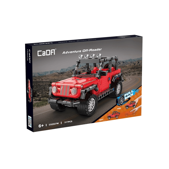 Cada Pull Back Series Bouwset 317 Stuks Adventure Off-roader