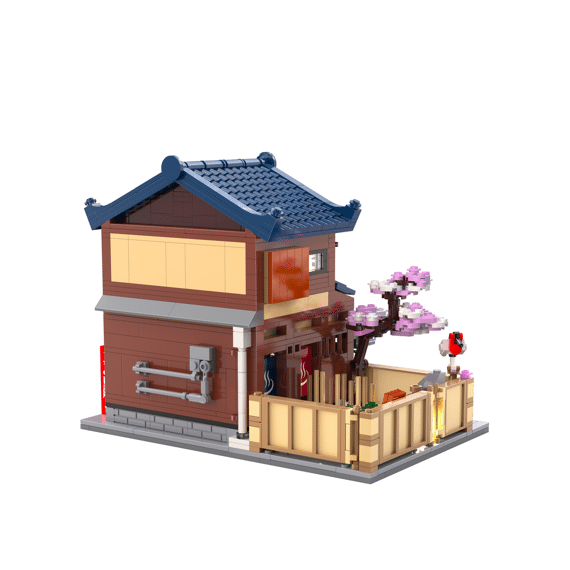 Cada Building Series Bouwset 1249 Stuks Japans Badhuis