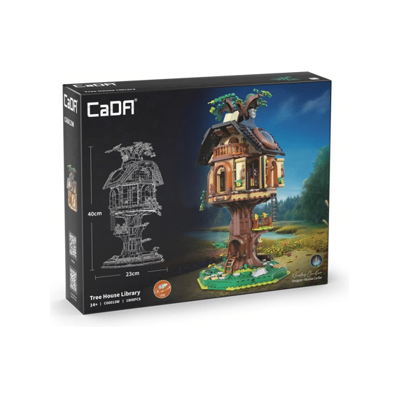 Cada Building Series Bouwset 1808 Stuks Boomhuis Bibliotheek