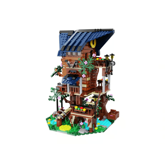 Cada Building Series Bouwset 1155 Stuks 4-seizoensboomhuis