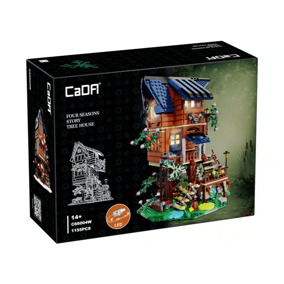Cada Building Series Bouwset 1155 Stuks 4-seizoensboomhuis