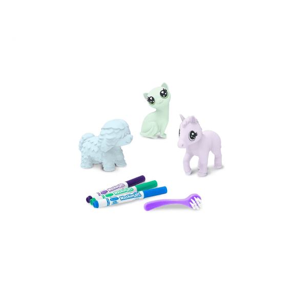 Crayola Scribble Scrubbie Pastel Dieren 3 Stuks