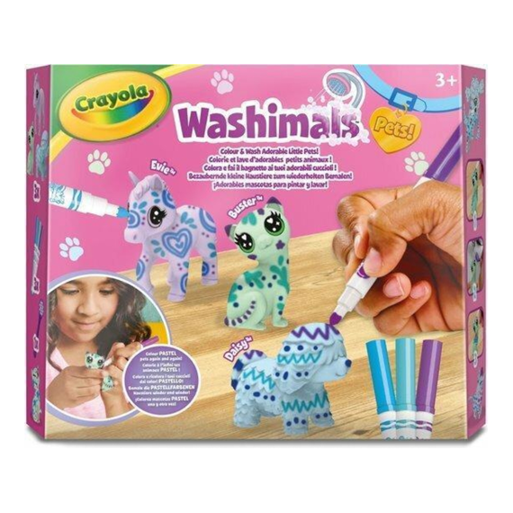 Crayola Scribble Scrubbie Pastel Dieren 3 Stuks