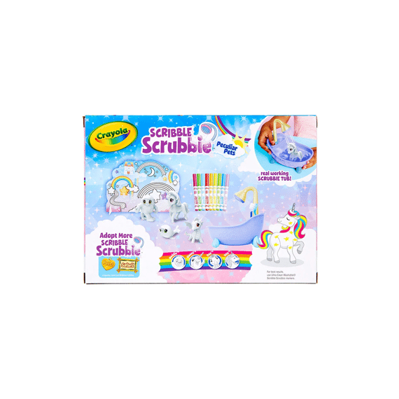 Crayola Scribble Scrubbie Fantasiedieren 4 Stuks