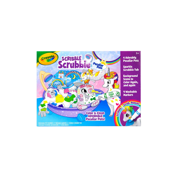 Crayola Scribble Scrubbie Fantasiedieren 4 Stuks