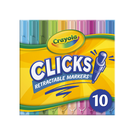 Crayola Clicks Inklikbare Stiften 10 Stuks