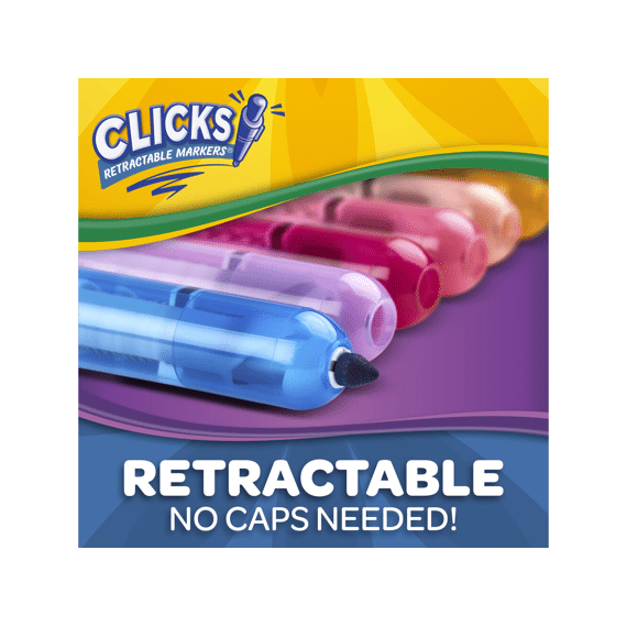 Crayola Clicks Inklikbare Stiften 10 Stuks