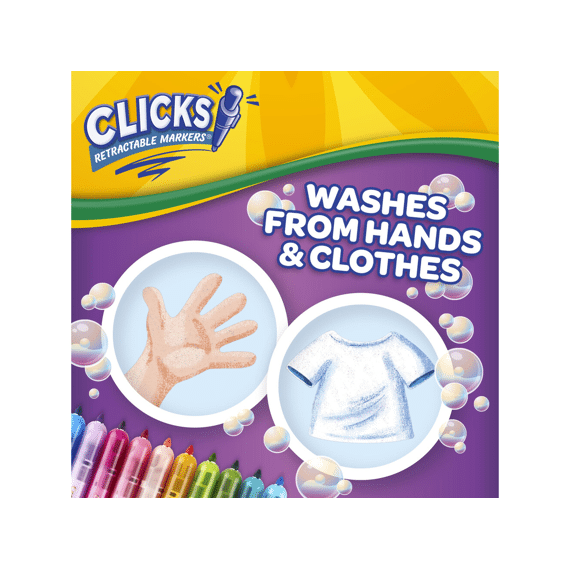 Crayola Clicks Inklikbare Stiften 10 Stuks