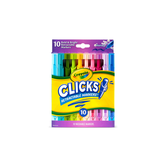 Crayola Clicks Inklikbare Stiften 10 Stuks