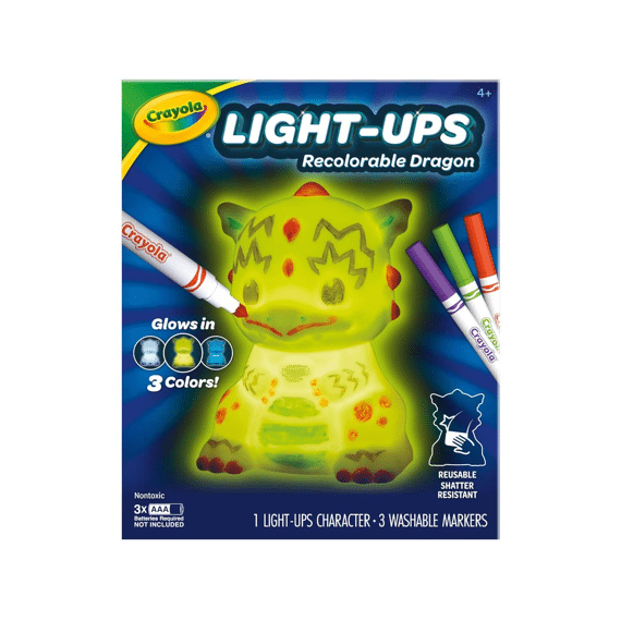 Crayola Light-ups Wasbaar Nachtlampje Eenhoorn/draak