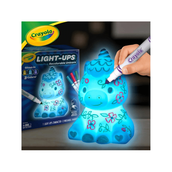 Crayola Light-ups Wasbaar Nachtlampje Eenhoorn/draak