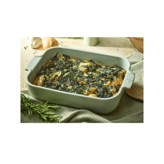 Peugeot Appolia Ovenschaal Rechthoekig 26/32x6,5cm Saliegroen